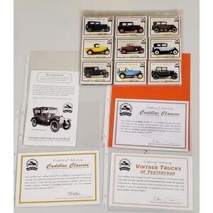 Lot 25+ Vintage History of Chevrolet Trading Cards National Motor Museum Mint
